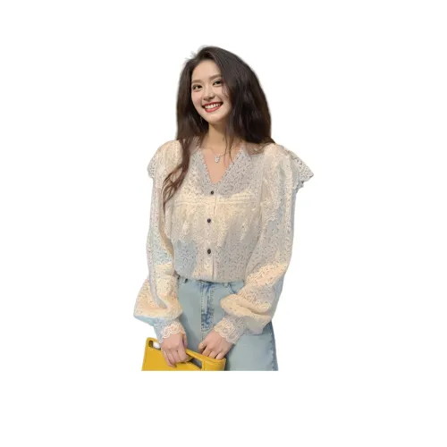 Wbwq Женские Шифоновые Рубашки