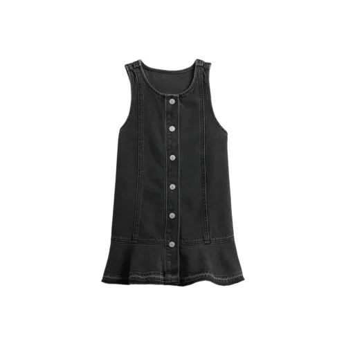 GAP Платье Деним Peplum Подол Платье Детское