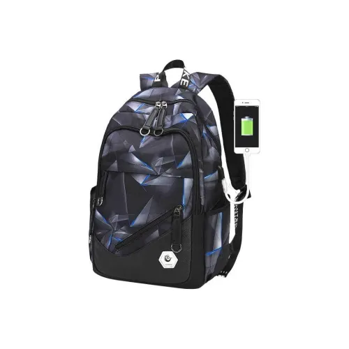 Lv Fielder Полиэстер Рюкзак Большой Черный