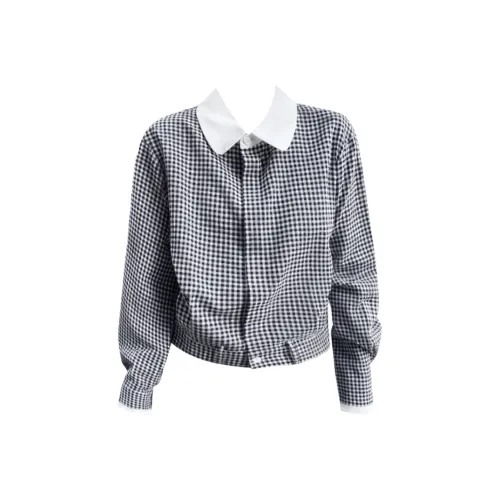 COVER TIME Серые Женские Рубашки