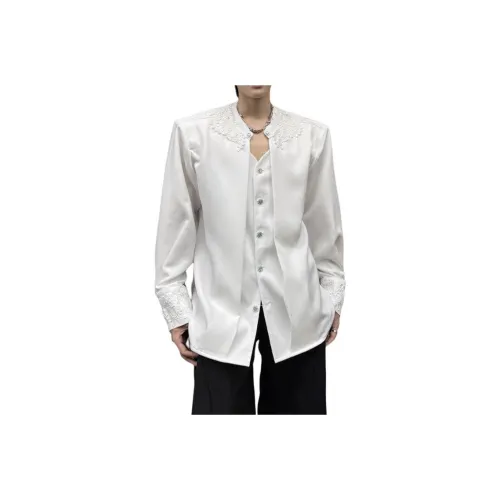 Zomuros Белый Унисекс Рубашки