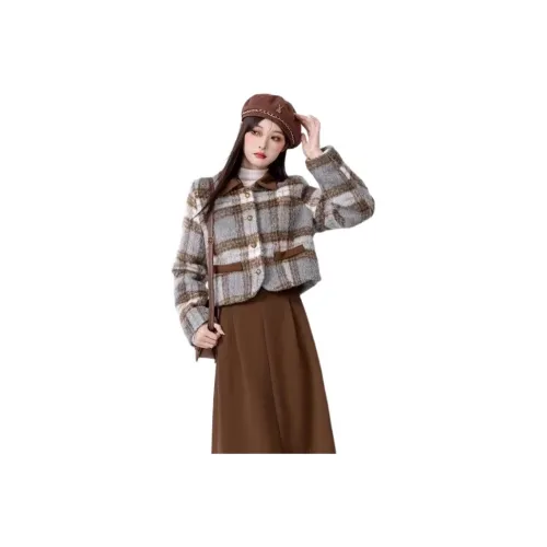 YOUSEKOO Кофе Женские Куртки