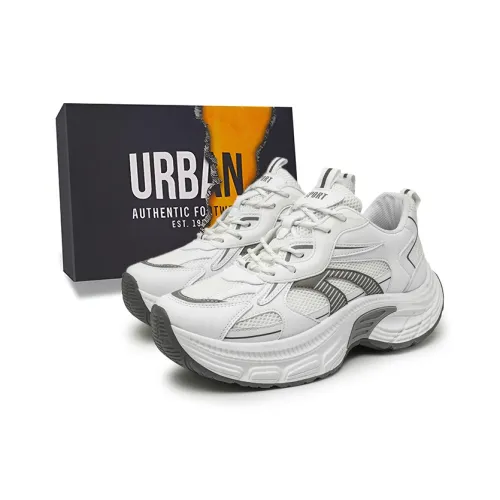 URBAN AUTHENTIC Высота Увеличивающая Устойчивый к истиранию Дышащий Противоскользящий Низкий Топ Тяжелая Подошва Мужские