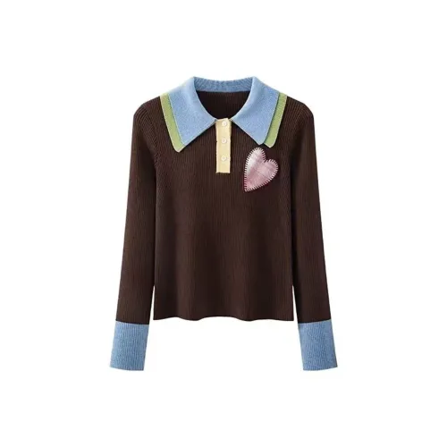 Incolore Кофе Женские Трикотаж