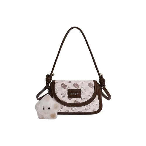 Yi Brigade ПУ (полиуретан) Сумка через плечо Стандартная Женская Кофейного цвета