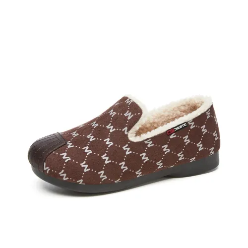 DOUBLE STAR 88 Зимние Ботинки из утолщенного хлопка с флисовой подкладкой пушистый мех мягкая подошва противоскользящие