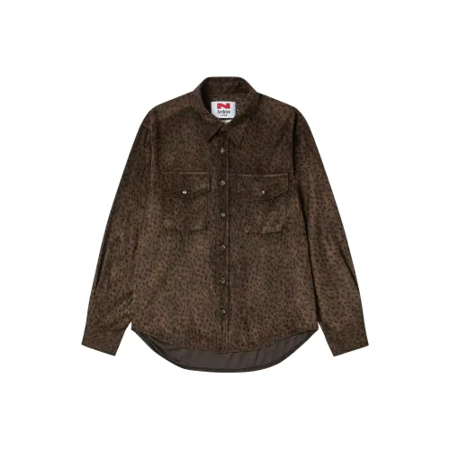 Beyond Closet Коричневый Унисекс Рубашки