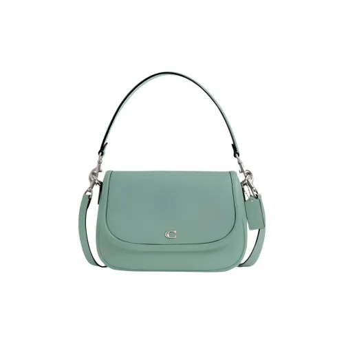 COACH Legacy Кожа Одно плечо Сумка Средний Женский Светло-зеленый