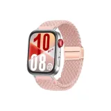 Кремовый Розовый Песочный [Магнитная застежка | Вязаная ткань Ремешок]