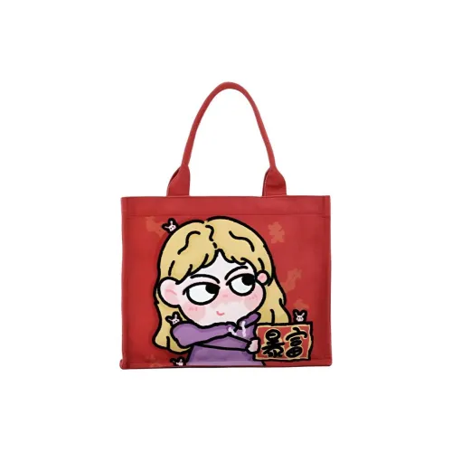 NEARAY MCC Коллаборация Полиэстер Одно Плечо Сумка Маленькая Женская Красная