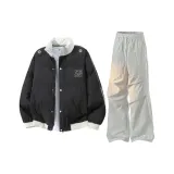 Чёрные + Светло-серые штаны