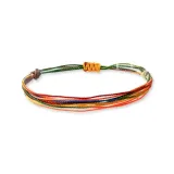 Браслет в бохо-стиле с шнурком (Стиль 2)