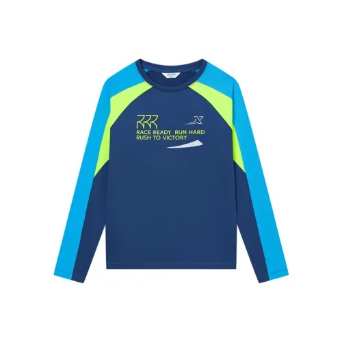 XTEP Темно-синий Hedge Kids T Рубашки