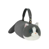 Симулированная сумка - Английский язык - Короткий - Сине-белый