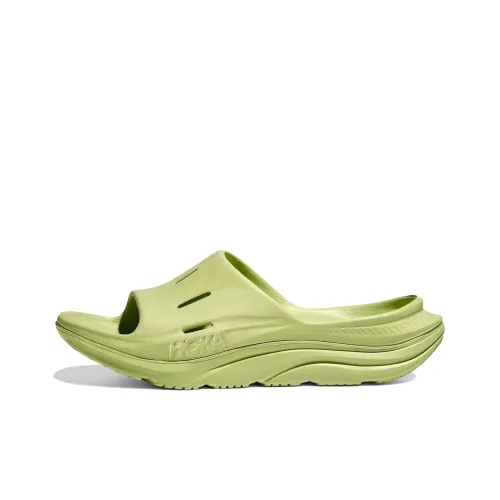 HOKA ONE ONE Ora Recovery Slide 3 Шлепанцы Унисекс Зеленый