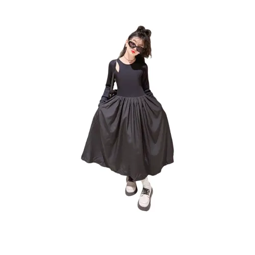 MADALLO Платье с вырезами Черное для девочек Платья