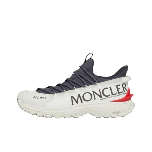 Moncler Trailgrip Lite 2 Low Top Повседневная обувь Мужская Белый Синий