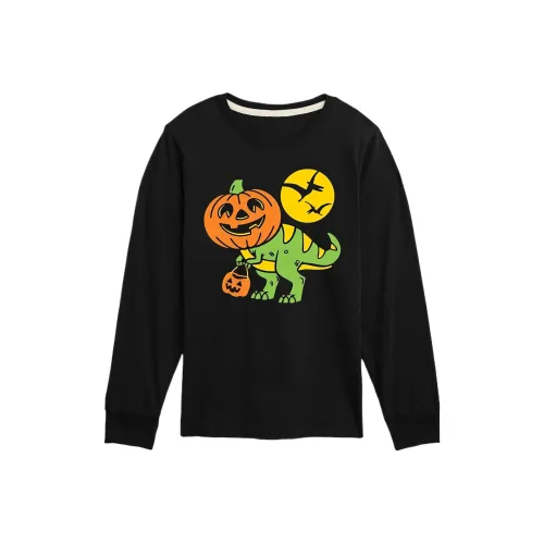 GAP T-рубашка T-Rex Тыква Голова Длинный рукав Tee Детский