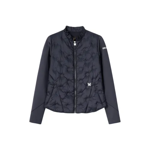 ANNA SUI Базальт Серый Женский Пуховик