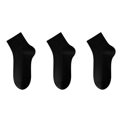 YESHOULAILE Черный+Черный+Черный Унисекс Носки