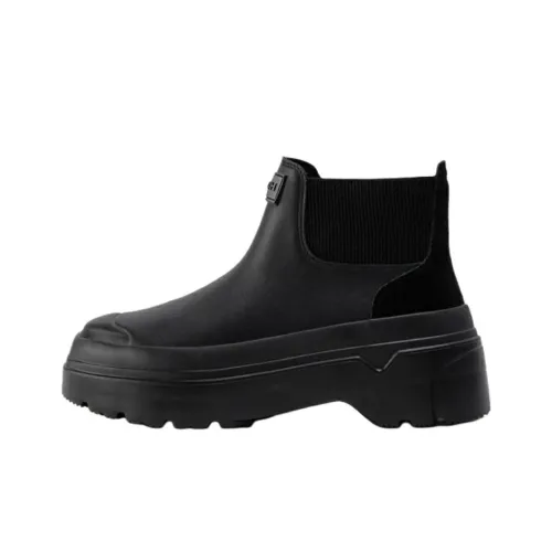 HUNTER Утонченный Explorer Ankle Длина (размер в длину) Челси Женские Черный