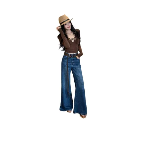 Olivia Share777 Коричневые оттенки Женские Джинсы