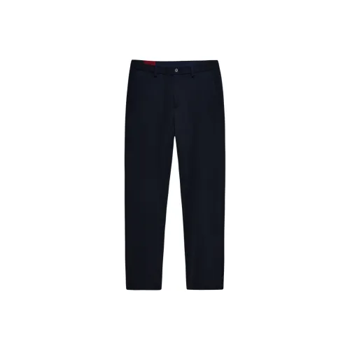 Jiumuwang Мужские брюки Expert FW25 Осенние и зимние Повседневные брюки Облегающая версия Мужские Солнечный Затменный синий