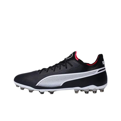 PUMA King Ultimate MG MULTI Ground Искусственный Шипы Устойчивые к Износу Футбольные бутсы Унисекс Черный