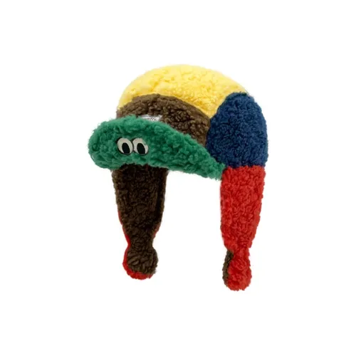 MUYKUY Шапка-ушанка из шерпы унисекс