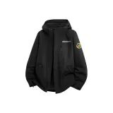 Чёрная куртка без подкладки