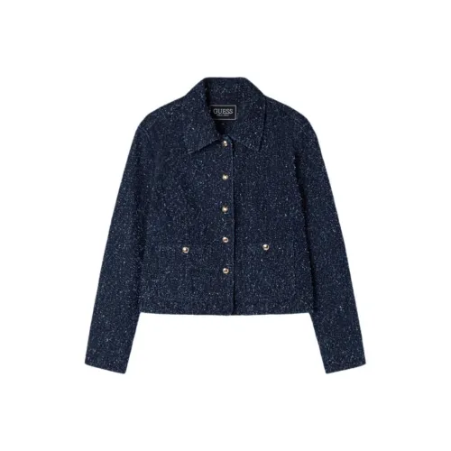 GUESS Темно-синие женские куртки