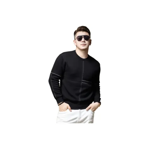 MH Черный Мужской Трикотаж