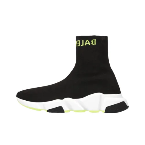 Balenciaga Speed High Топ Повседневная обувь Женская Черная