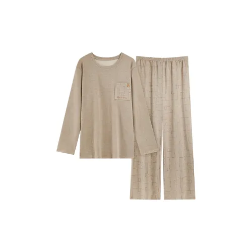 MADALLO Хаки Мужские Пижамные Комплекты