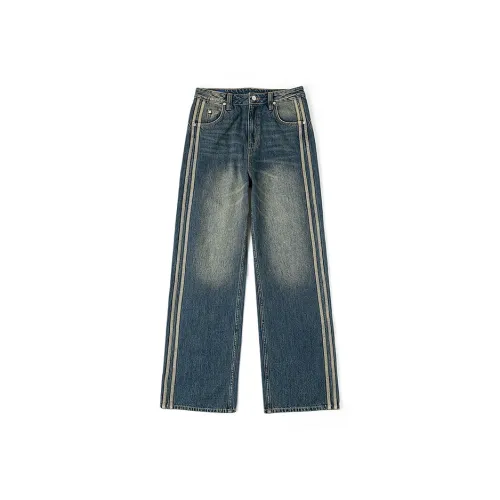 Lee Vintage Medium Blue Women's Jeans Ли Винтаж Средние Синее Женские Джинсы