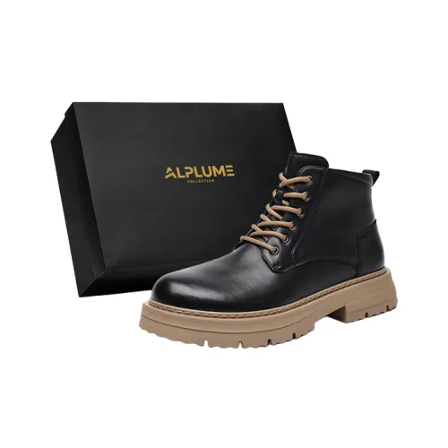 ALPLUME Martin Boots Черный флис с подкладкой Мужской