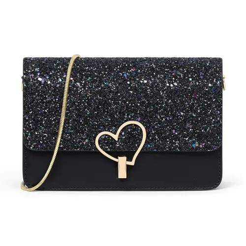 Younger Song Сумка через плечо из коровьей кожи женская черная