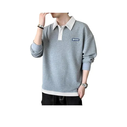 BONAS Серый Мужской Свитшот