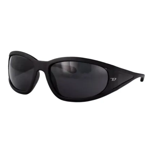 DIESEL Ацетат OVAL SUNGLASSES Унисекс Черный