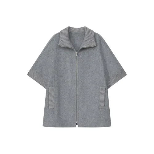 Ouyang Sudan Серый Женский Пальто