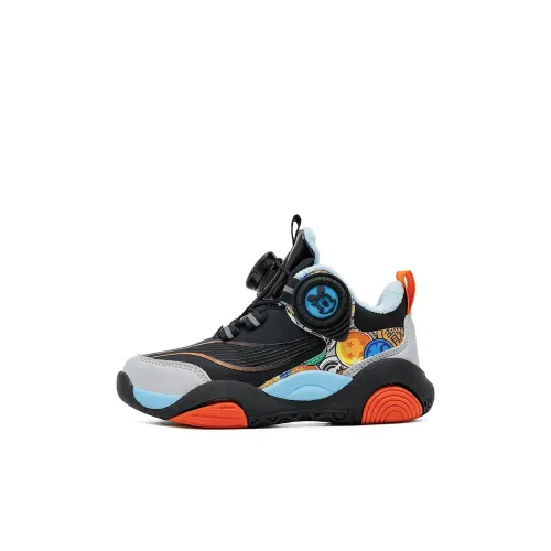 BOBDOG Термический Легкий Амортизаторы Slip-Resistant Anti-KICK MID Топ Детские Беговые Кроссовки Детские