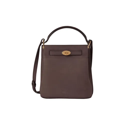 Mulberry Сумка через плечо из коровьей кожи женская коричневая