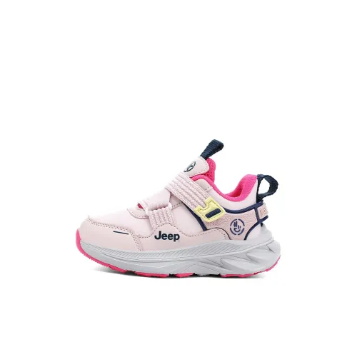 Jeep Endless Run Collection Детские беговые кроссовки Низкий топ Розовый Красный [Кожаный верх Улучшенный] Kids