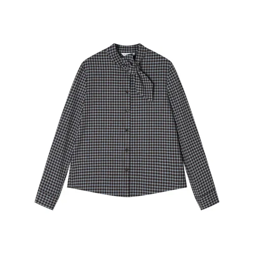 XIANGYING Кофе Женские Рубашки