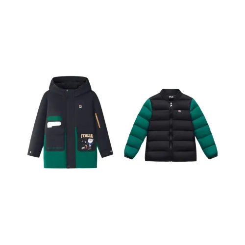FILA KIDS Пуховик Двухкомпонентный Комплект для Детей Возрастом 3-7 Лет