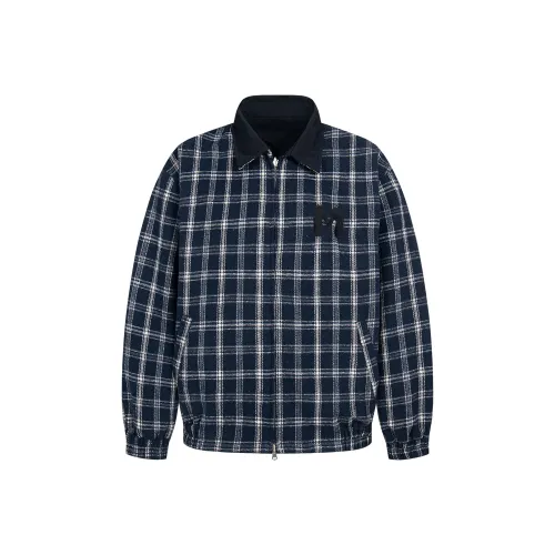 HIPHOPPUNKS Темно-синие мужские куртки