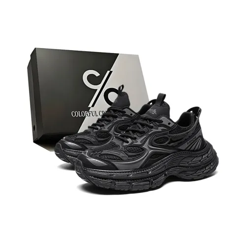 Colorful Creations визуально увеличивает рост устойчивые к истиранию противоскользящие массивные кроссовки для мужчин