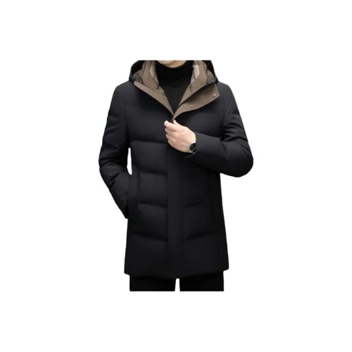 TAIZILONG Темно-синий Синий Мужской Пуховик (Пуховая куртка)