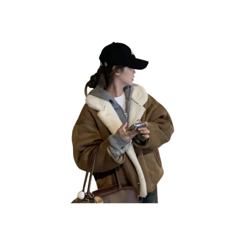 DYYPC Кофе Пальто Женские Пуховики