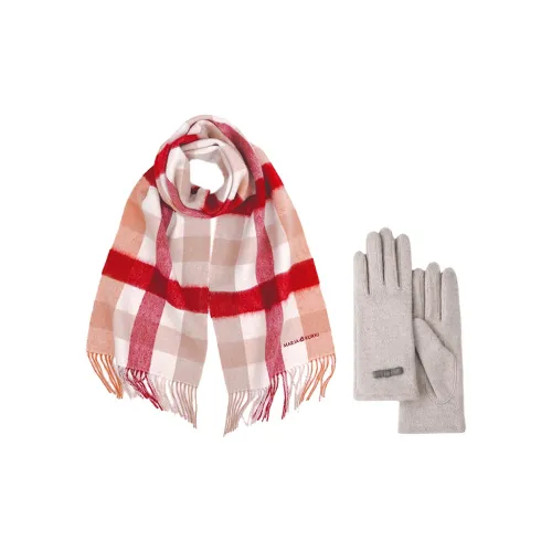 MARJAKURKI Смесовая шерсть Вязаные шарфы Унисекс